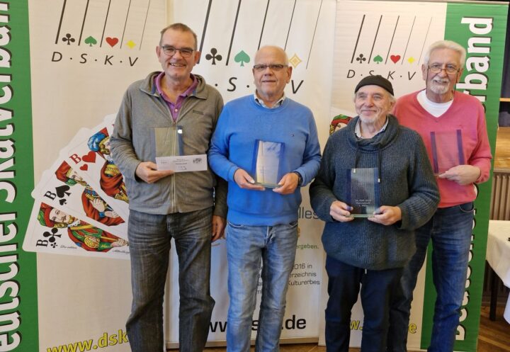 Mannschaft 1. Platz Michael Zastrow | Wilfried Lücking | Rolf Müller | Werner Jobusch