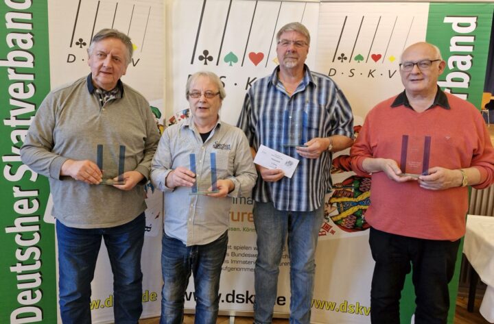 Mannschaft 3. Platz Hillesheim Walter von Stegen | Josef Zens | Wolfagng Heinen | Frank Schumacher