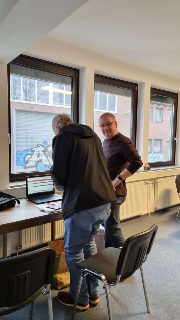 Bei der Arbeit
