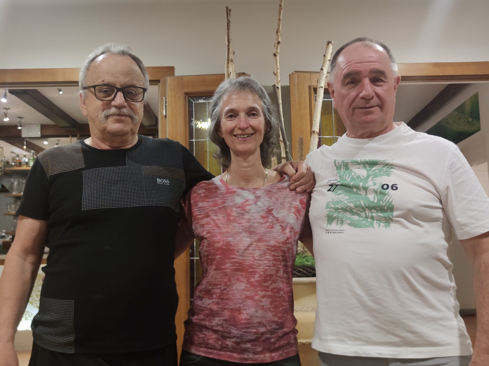 Skat von links: Hermann Oschewski, Marion Schindhelm und Peter Mehrlich